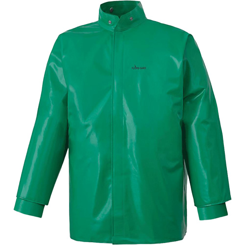 J43 380 Manteau CA-43 ignifuge et r&eacute;sistant aux produits chimiques et aux acides, Petit, Vert TGS INDUSTRIEL