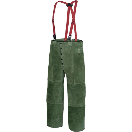 WP 100 Pantalon avec taille &eacute;lastique pour soudeur, Petit, Vert TGS INDUSTRIEL