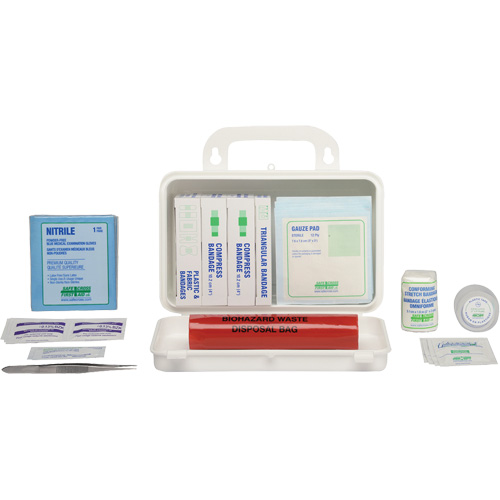 Trousse de premiers soins, R&eacute;pond &agrave; la norme CSA Z1220-17 type 1 individuelle, Personnel (1 travailleur) TGS INDUSTRIEL