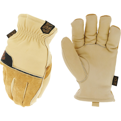 Insulated Leather Driver's Gloves, 8, Synthetic Palm, Thinsulate Inner Lining TGS INDUSTRIEL