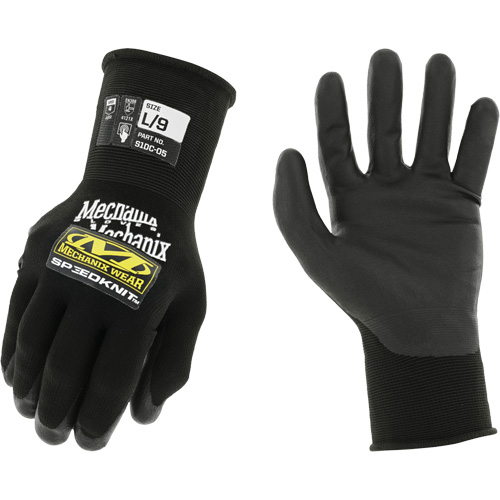 Speedknit Work Gloves, 7, Polyurethane Coating, 15 Gauge, Nylon Shell TGS INDUSTRIEL