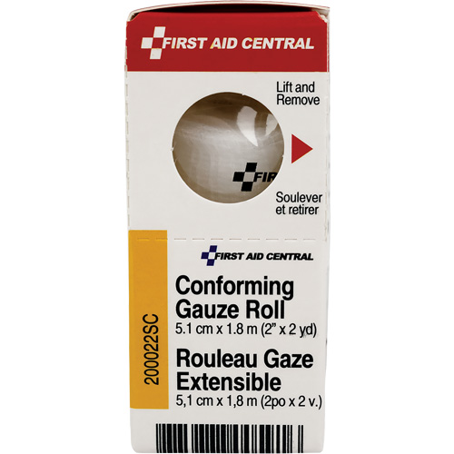 SmartCompliance&reg; Refill Conforming Stretch Gauze Bandage, Roll, 6' L x 2" W, Sterile, Medical Device Class 1 TGS INDUSTRIEL