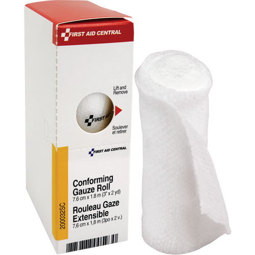 Recharge de bandage en gaze &eacute;tirable et conforme SmartCompliance, Rouleau, 6' lo x 3" la, St&eacute;rile, Dispositif m&eacute;dical Classe 1 TGS INDUSTRIEL