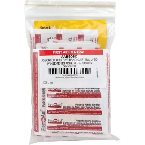 Recharge de bandages adh&eacute;sifs SmartCompliance, Assorti, Tissu/Plastique, Non st&eacute;rile TGS INDUSTRIEL