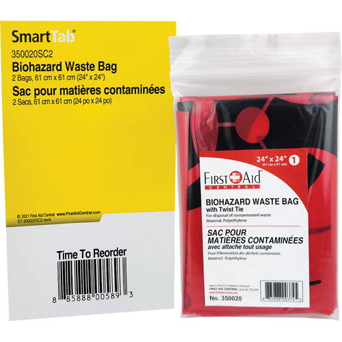 Recharge de sacs &agrave; d&eacute;chets SmartCompliance, Biorisque, 24" lo x 24" la TGS INDUSTRIEL