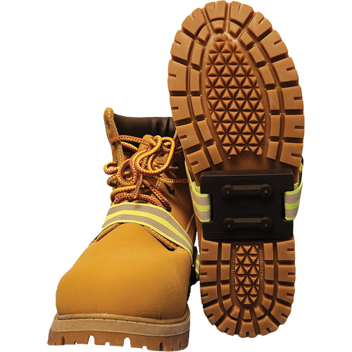 Dispositif de traction &agrave; semelle interm&eacute;diaire avec talon d&eacute;fini Icetred, Caoutchouc/Carbure de tungst&egrave;ne, Traction Crampon, Taille unique TGS INDUSTRIEL