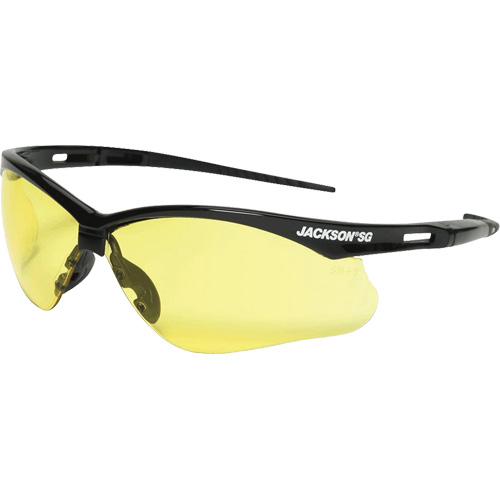 Lunettes de s&eacute;curit&eacute;, Lentille Ambr&eacute;e, Anti-&eacute;gratignures, ANSI Z87+/R&eacute;pond ou surpasse la norme CSA Z94.3 TGS INDUSTRIEL