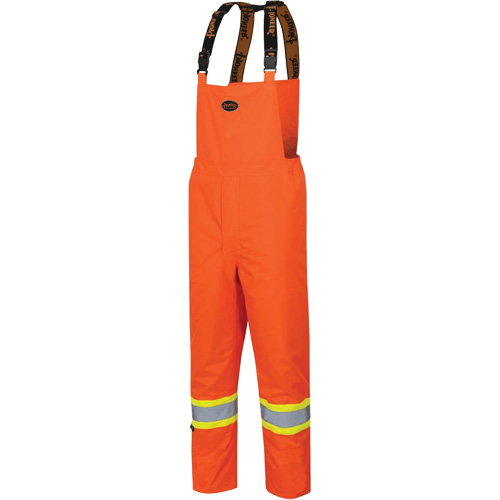 5053 The Rock 300D Insulated Bib Pants, Polyester, Small, High Visibility Orange TGS INDUSTRIEL