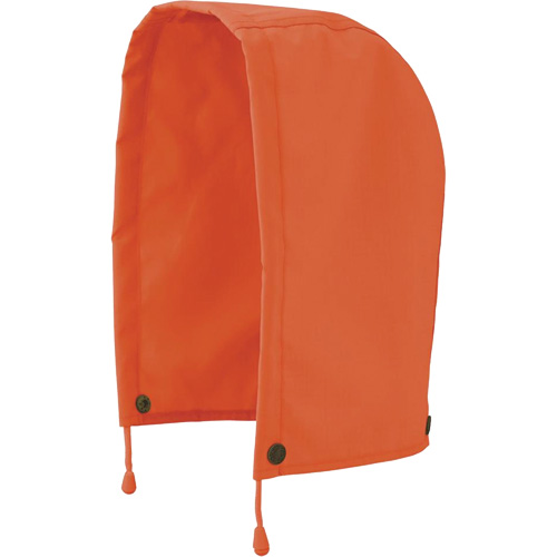 5400H Capuchon de veste de s&eacute;curit&eacute; imperm&eacute;able 300D Trilobal antid&eacute;chirure, Orange haute visibilit&eacute;, Polyester TGS INDUSTRIEL