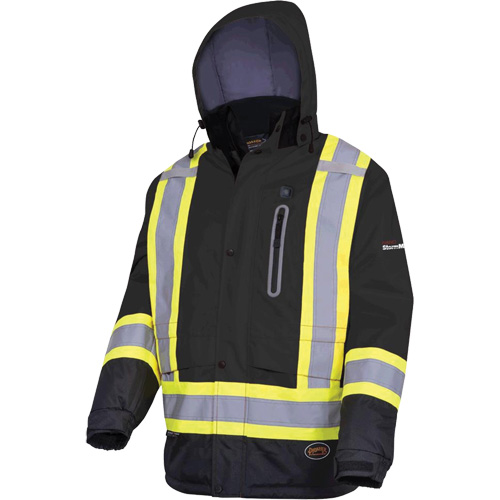 5409 Veste imperm&eacute;able &agrave; isolation thermique, Hommes, Petit, Noir TGS INDUSTRIEL