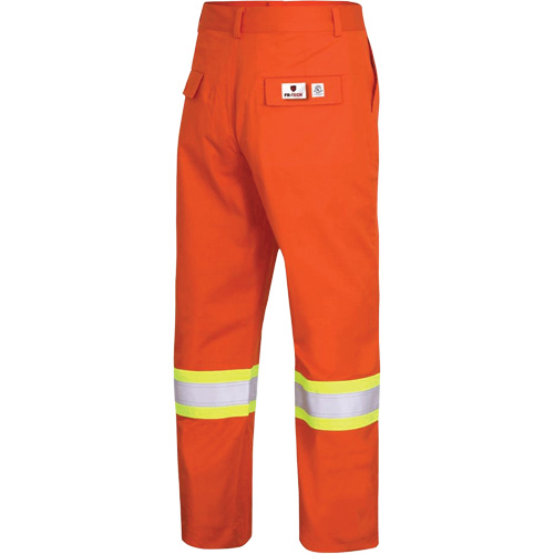 7763 Pantalon de s&eacute;curit&eacute; haute visibilit&eacute; r&eacute;sistant aux arcs &eacute;lectriques FR-Tech 88/12, 44, x 34, Orange haute visibilit&eacute;, 9,7 cal/cm² TGS INDUSTRIEL