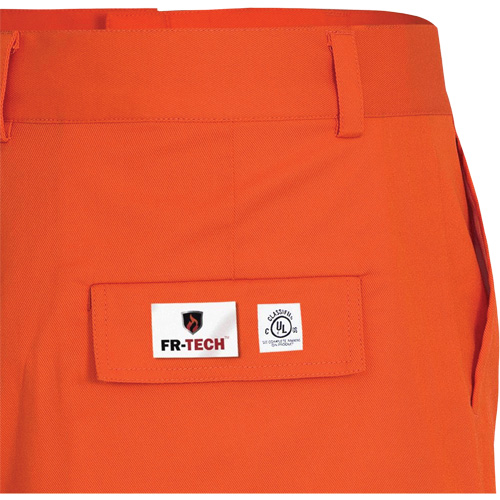 7763 Pantalon de s&eacute;curit&eacute; haute visibilit&eacute; r&eacute;sistant aux arcs &eacute;lectriques FR-Tech 88/12, 44, x 34, Orange haute visibilit&eacute;, 9,7 cal/cm² TGS INDUSTRIEL