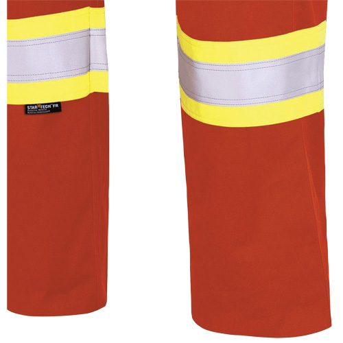7765 Pantalon cargo de s&eacute;curit&eacute; haute visibilit&eacute; r&eacute;sistant aux arcs &eacute;lectriques FR-Tech 88/12, 32, x 34, Orange haute visibilit&eacute;, 10 cal/cm² TGS INDUSTRIEL