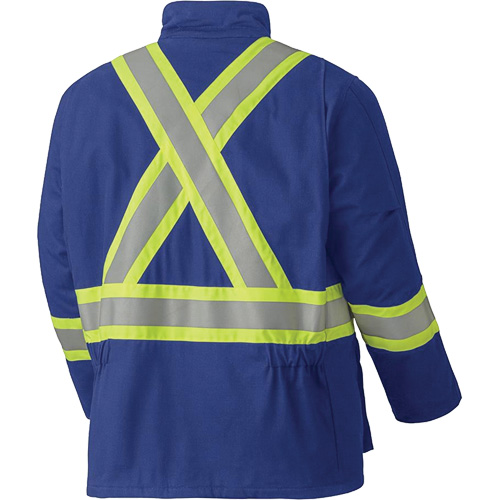 5523 Manteau de s&eacute;curit&eacute; ignifuge, Petit, Bleu royal, 58 cal/cm² TGS INDUSTRIEL