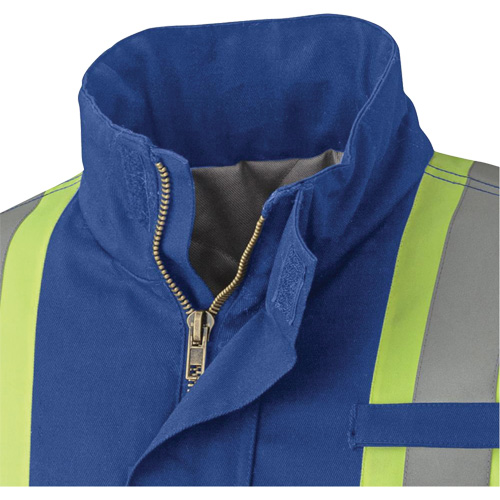 5523 Manteau de s&eacute;curit&eacute; ignifuge, Petit, Bleu royal, 58 cal/cm² TGS INDUSTRIEL