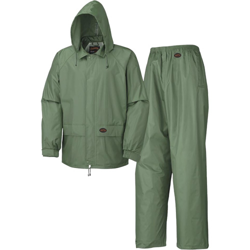 583 V&ecirc;tements imperm&eacute;ables, Polyester/PVC, Petit, Vert TGS INDUSTRIEL