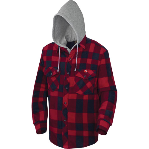 415RB Quilted Hooded Shirt, Men's, Small, Multi-Colour TGS INDUSTRIEL