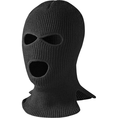 560-B 3-Hole Balaclava, Acrylic, Black TGS INDUSTRIEL