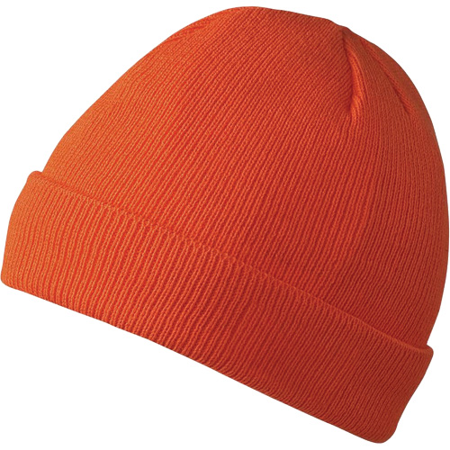 5564A Tuque doubl&eacute;e, Doublure en Acrylique, Taille unique, Orange haute visibilit&eacute; TGS INDUSTRIEL
