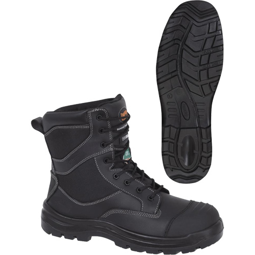 1050 Black Composite Safety Work Boots, Leather, Size 14, Impermeable TGS INDUSTRIEL