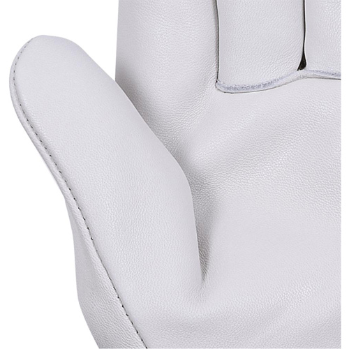 535G Beige Driver's Gloves, Small, Grain Cowhide Palm TGS INDUSTRIEL