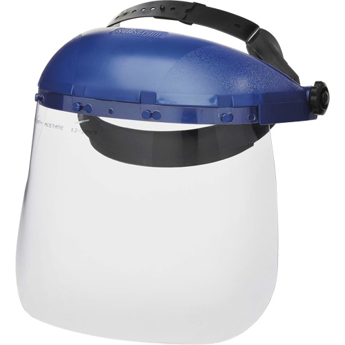 Masque protecteur avec coque simple de la s&eacute;rie 390 Premium, Ac&eacute;tate, Suspension Rochet TGS INDUSTRIEL