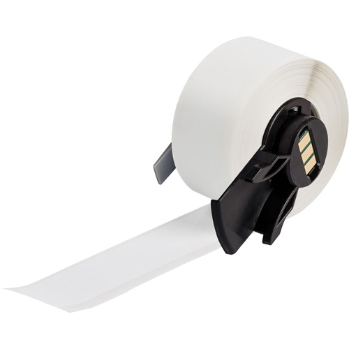 Multi-Purpose Label Tape, Vinyl, White, 1" Width TGS INDUSTRIEL