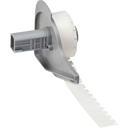 Harsh Environment Multi-Purpose Labels, Polyester, 0.35" L x 0.2" H, Black on Clear TGS INDUSTRIEL