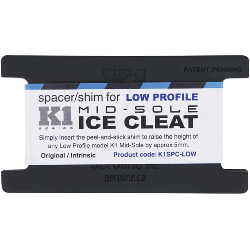 Cale mince pour crampons &agrave; glace pour la partie centrale K1 TGS INDUSTRIEL