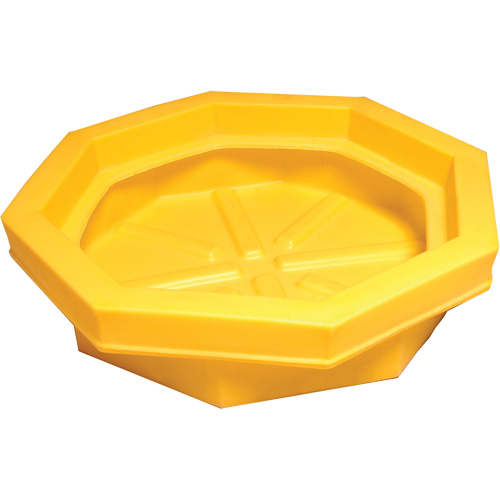 Ultra-Drum Tray sans grille, 32" lo x 32" la x 8,1" h, Cap. de d&eacute;versement 22,8 gal. US TGS INDUSTRIEL