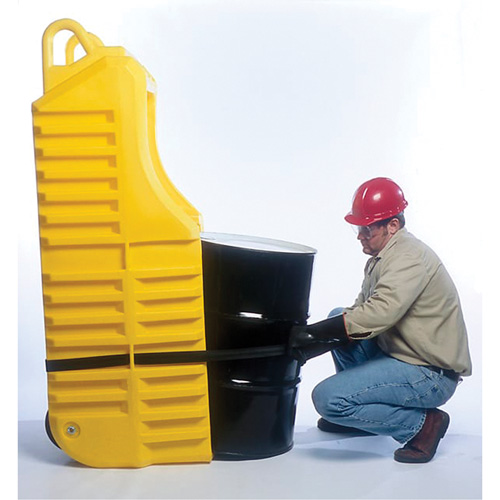 Chariot pour baril, 26,5'' lo x 26,5'' la x 5'' h, Cap. de d&eacute;versement 800 gal. US TGS INDUSTRIEL