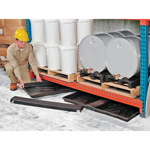 Ultra-Rack Containment Tray – plateau double, 48" lo x 44" la x 2,8" h, Cap. de d&eacute;versement 16 gal. US TGS INDUSTRIEL
