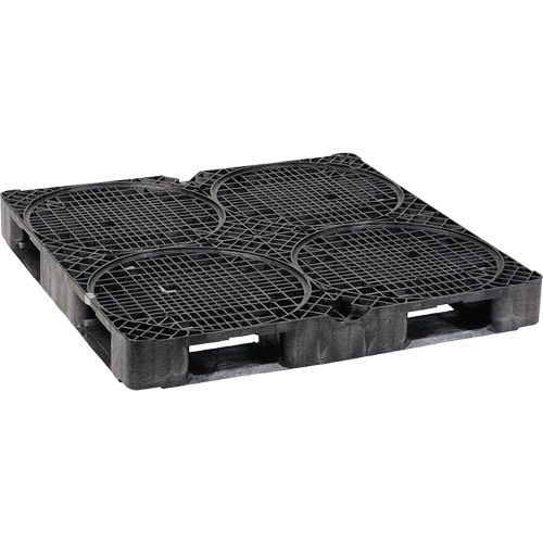 4-Drum Ultra-Spill King&reg; Drum Pallet (Only), 85 US gal. Spill Capacity, 48.8" x 48.8" x 5.5" TGS INDUSTRIEL