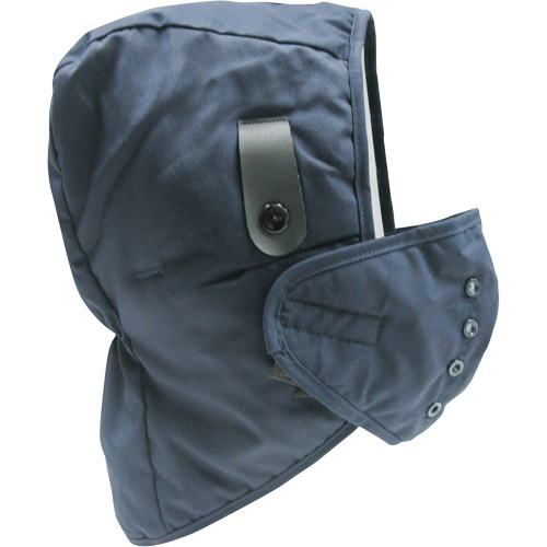 FR Winter Liner with Mouth Piece & Long Neck, Blue, Cotton/Poly-Cotton TGS INDUSTRIEL