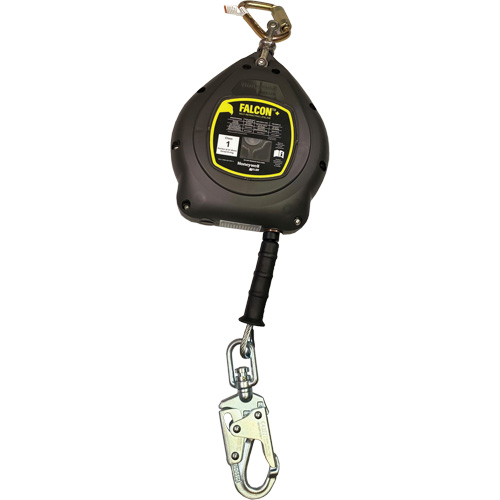 Cordage de s&eacute;curit&eacute; autor&eacute;tractable Falcon +, 30', Acier galvanis&eacute;, Pivotant TGS INDUSTRIEL