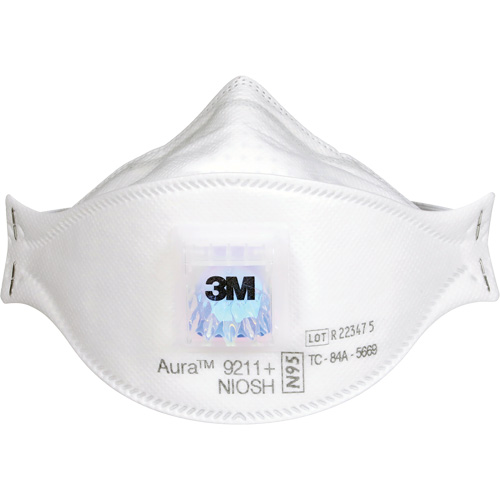 Aura 9211+ Particulate Respirator, N95, NIOSH Certified TGS INDUSTRIEL