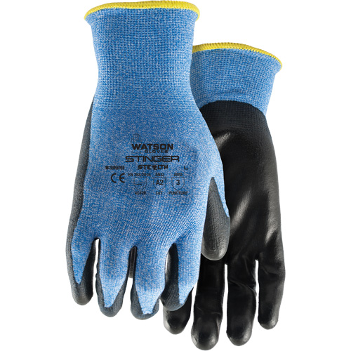 Gants anticoupures 359 Stealth Stinger, Taille T-petit, Calibre 15, Rev&ecirc;tement Polyur&eacute;thane, Enveloppe en Fibre de verre/Nylon/Spandex, ASTM ANSI niveau A2/EN 388 niveau B TGS INDUSTRIEL