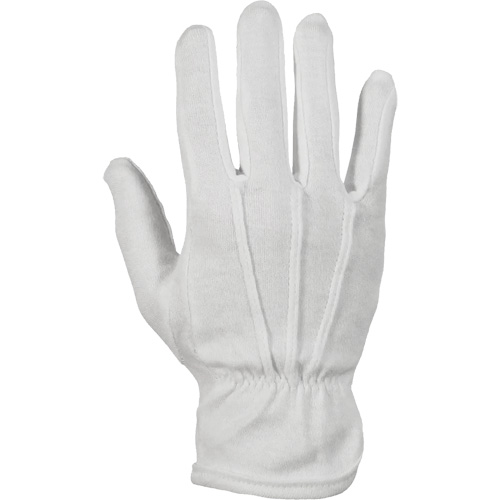 Classic Inspectors Parade Gloves, Cotton/Nylon, Unhemmed Cuff, 10/X-Large TGS INDUSTRIEL