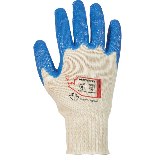 Gants r&eacute;sistants &agrave; la perforation pour usage g&eacute;n&eacute;ral, 6/T-petit, R&ecirc;vetement Nitrile, Calibre 7, Enveloppe en Nylon/Coton TGS INDUSTRIEL