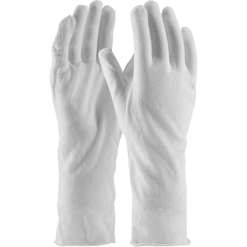 CleanTeam&reg; Premium Inspection Gloves, Cotton, Unhemmed Cuff, One Size TGS INDUSTRIEL