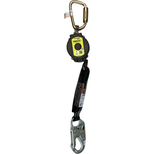 Limiteur de chute personnel TurboLite+ Miller, 11', Sangles, Stationnaire TGS INDUSTRIEL