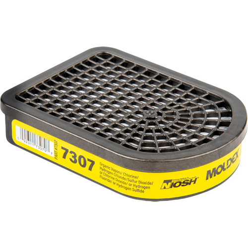 Cartouche pour respirateur semi-rectangulaire, Cartouche gaz/vapeur, Gaz acide/Vapeur organique TGS INDUSTRIEL