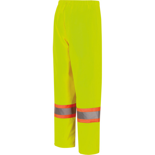 5629W Women's Waterproof Bib Pants, Polyester/Polyurethane, X-Small, High Visibility Lime-Yellow TGS INDUSTRIEL