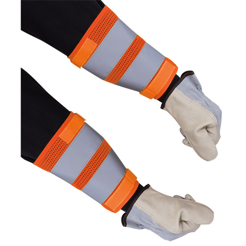 166A High-Visibility Orange 8" Traffic Cuffs TGS INDUSTRIEL