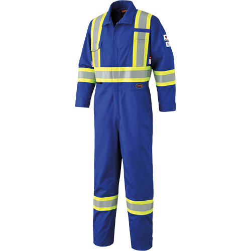 7704T Combinaison anti-arc &eacute;lectrique FR-Tech, Taille 40 (grand taille), Bleu royal, 10 cal/cm² TGS INDUSTRIEL
