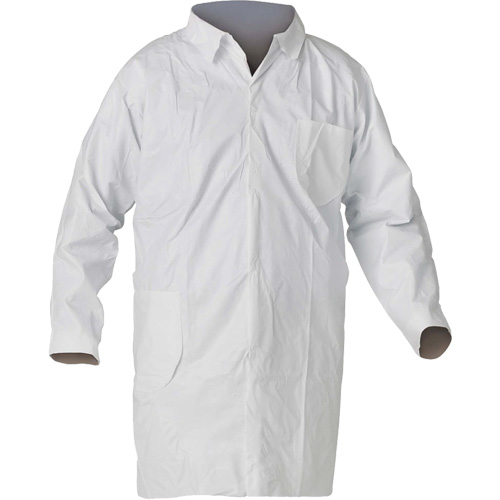 KleenGuard A40 Lab Coat, 3X-Large, White TGS INDUSTRIEL