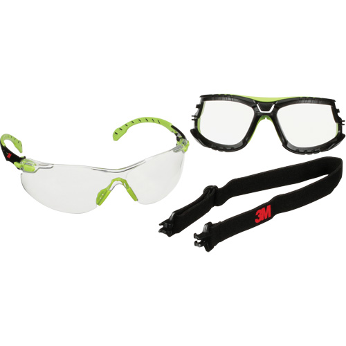 Solus 1000 Series Safety Glasses, Clear Lens, Anti-Fog/Anti-Scratch, ANSI Z87+/Meets/Exceeds CSA Z94.3 TGS INDUSTRIEL