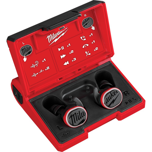 &eacute;couteurs boutons pour le chantier Redlithium USB Bluetooth TGS INDUSTRIEL