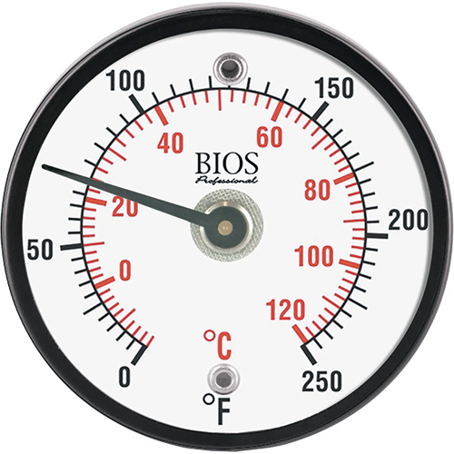 Thermom&egrave;tre de surface magn&eacute;tique, Sans contact, Analogique, 0-250°F (-20-120°C) TGS INDUSTRIEL
