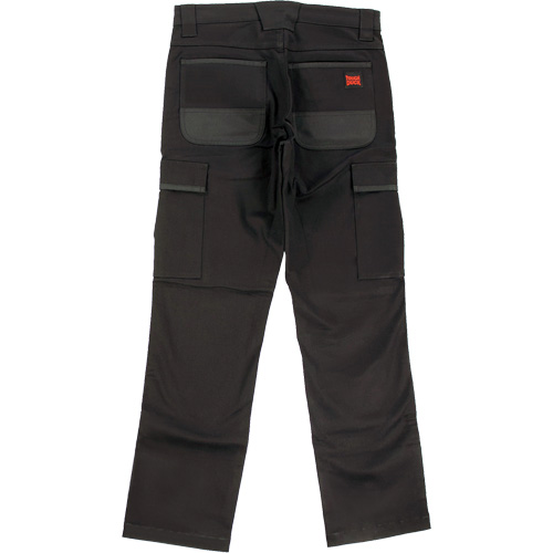 Pantalon de travail WP100, Coton/Spandex, Noir, Taille 2, Entrejambe 30 TGS INDUSTRIEL